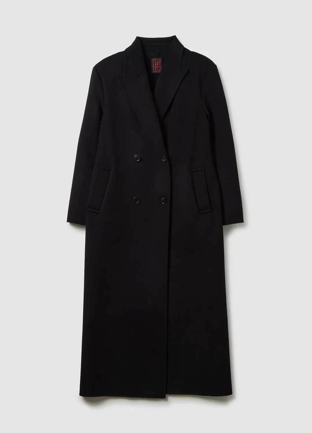 Пальто Double Coat  Black ЧЕРНЫЙ
