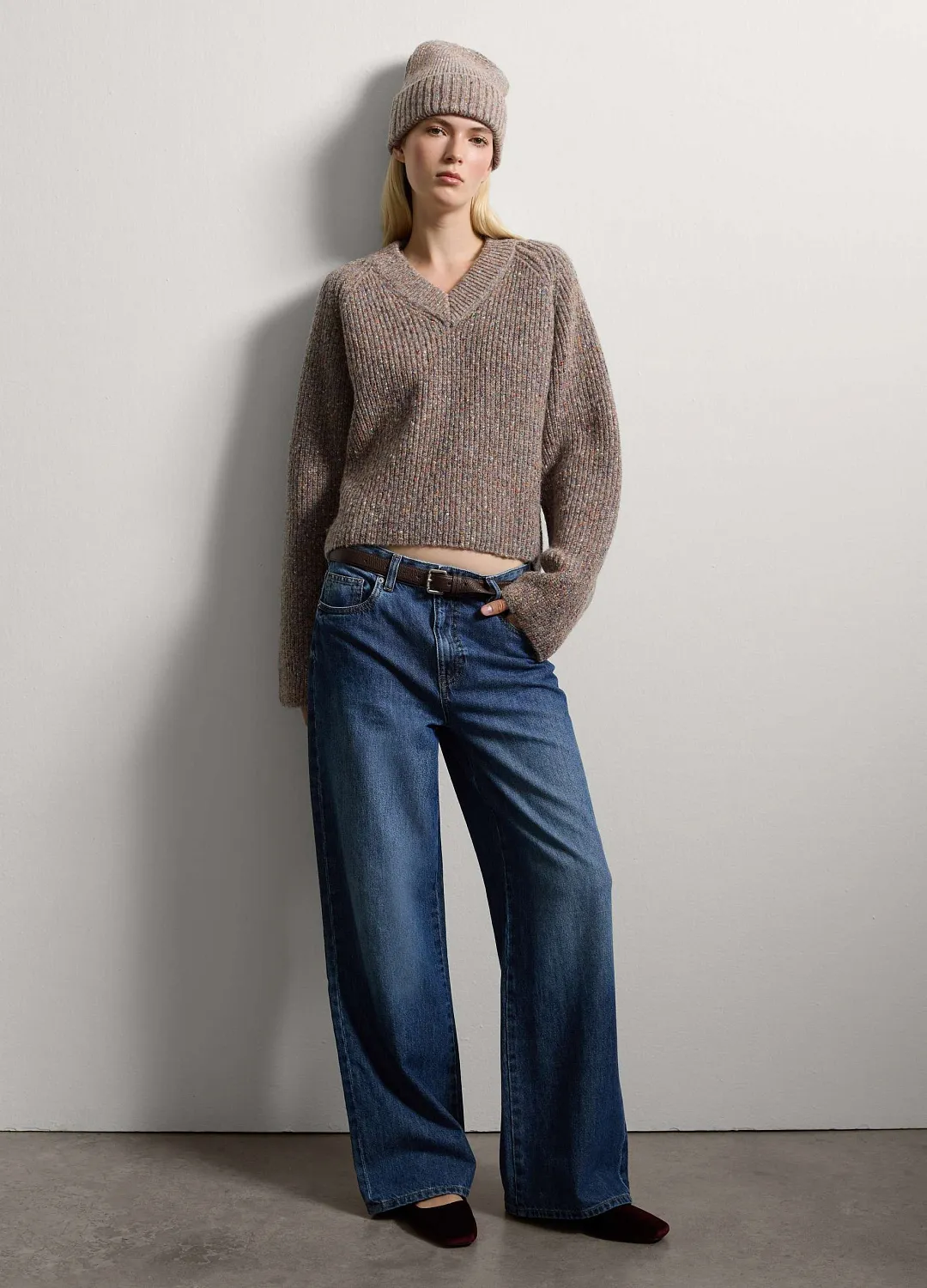 Шапка Bottonato Ha Beige БЕЖЕВЫЙ