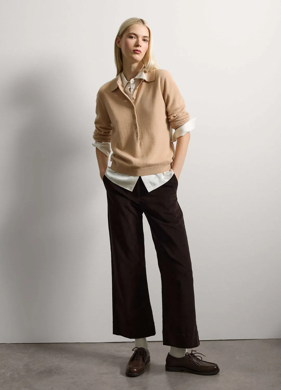 Брюки Flare Cordur Dar Brown ТЕМНО-КОРИЧНЕВЫЙ