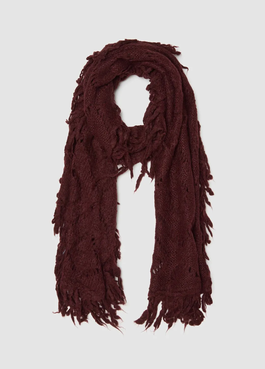 Шарф Mg 2345      Bordeaux БОРДОВЫЙ