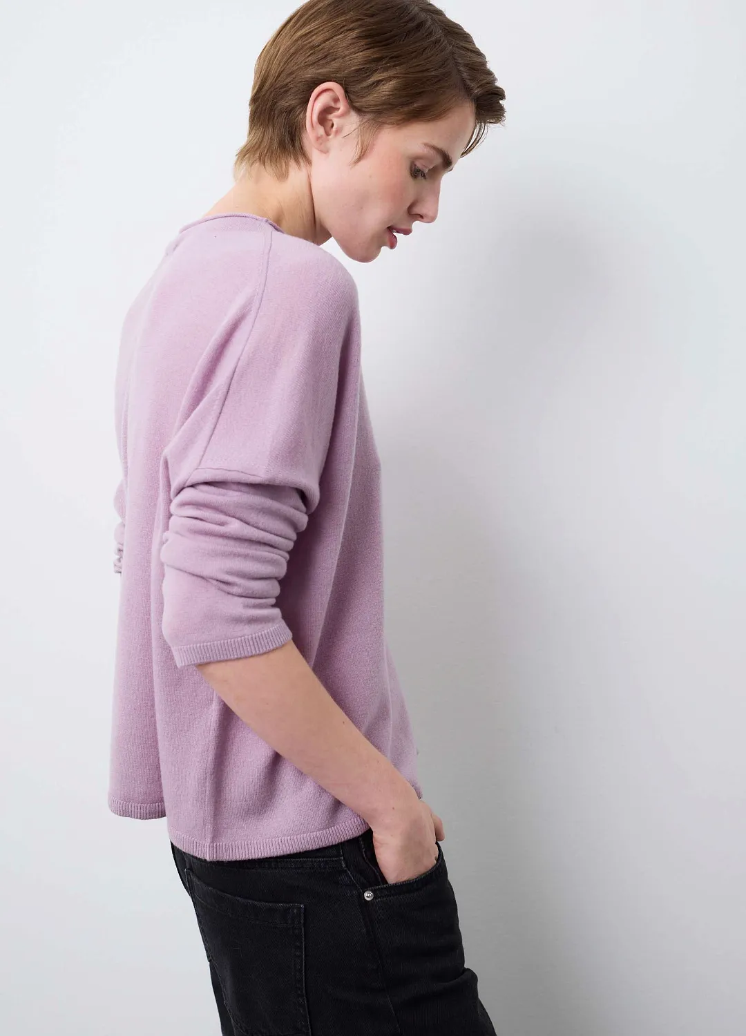 Джемпер 100%Wool Rou Amethyst ФИОЛЕТОВЫЙ