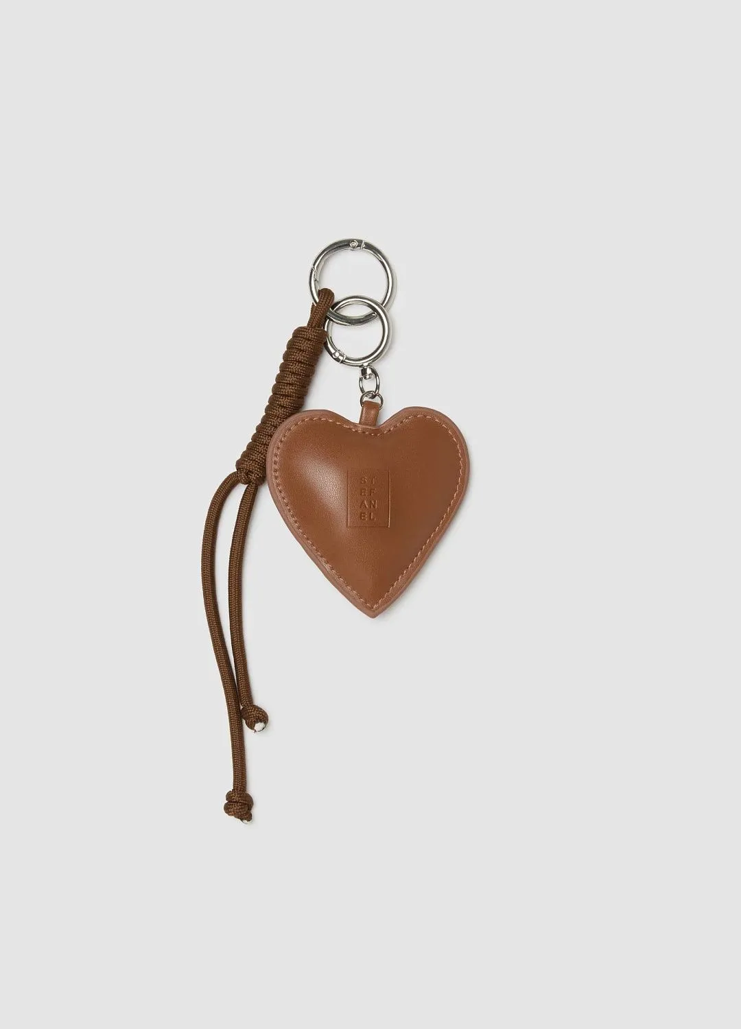 Брелок Charm W Hear Brown КОРИЧНЕВЫЙ