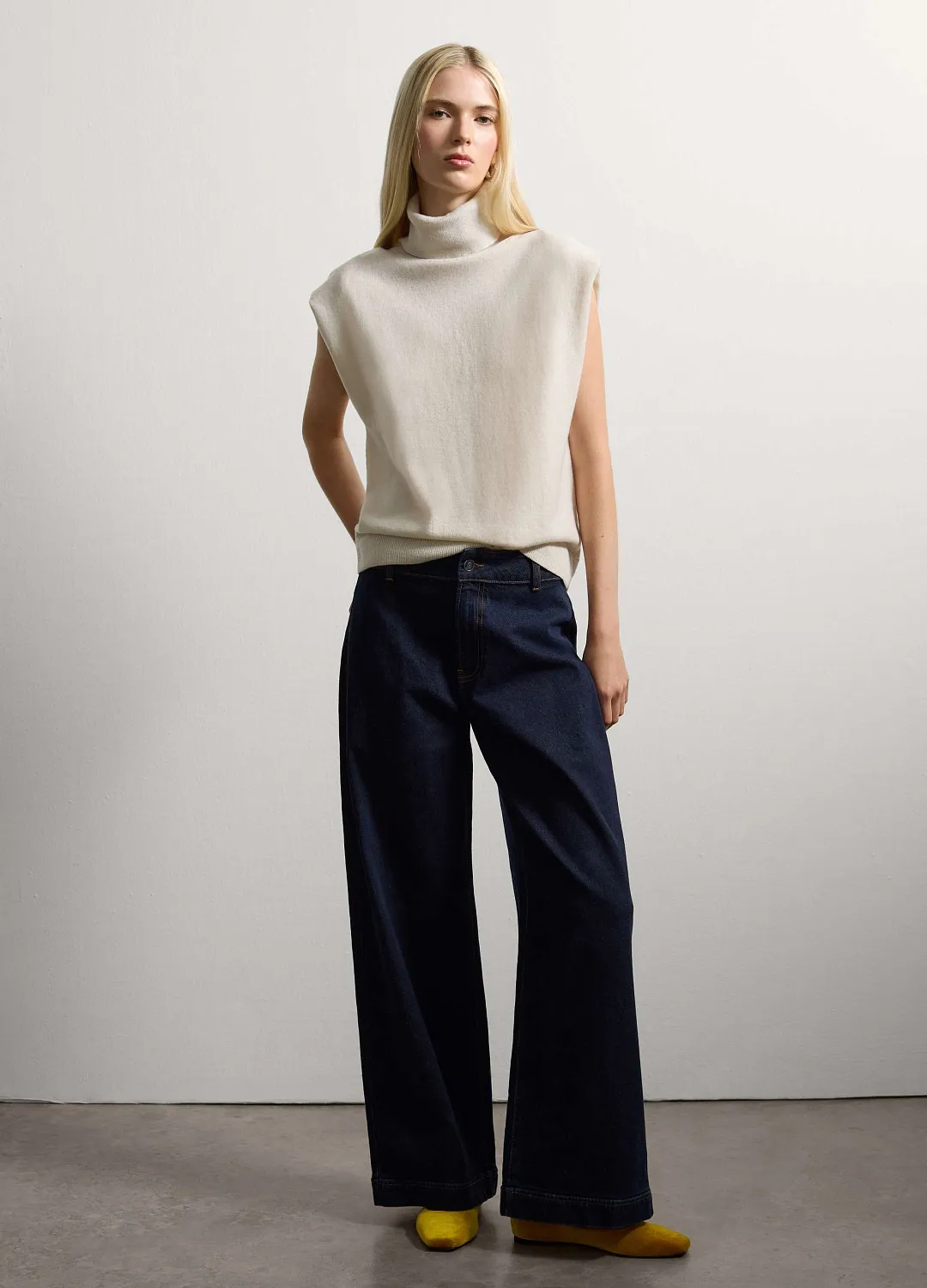 Балетки Ballerina Ve Mustrad Gold ГОРЧИЧНЫЙ