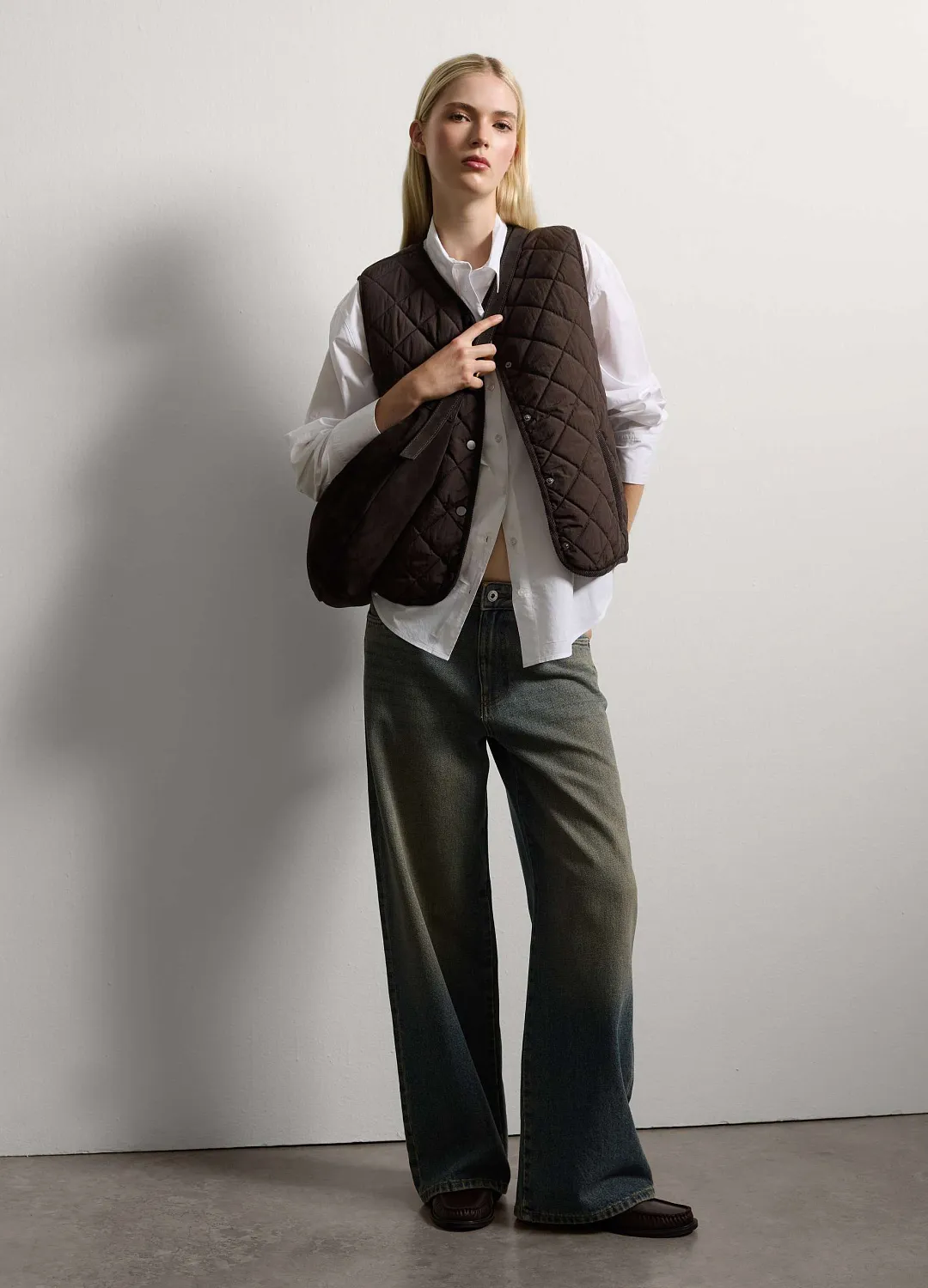 Жилет Gilet        Seal Brown КОРИЧНЕВЫЙ