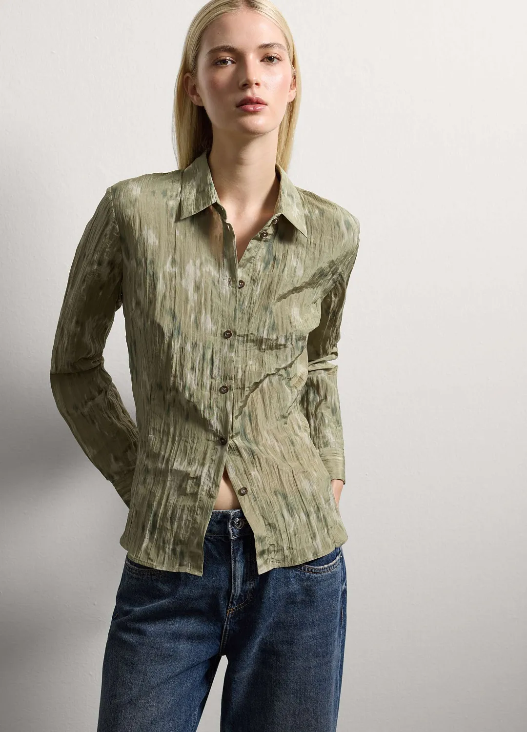 Рубашка Crinkled Shi Multicolor МНОГОЦВЕТНЫЙ