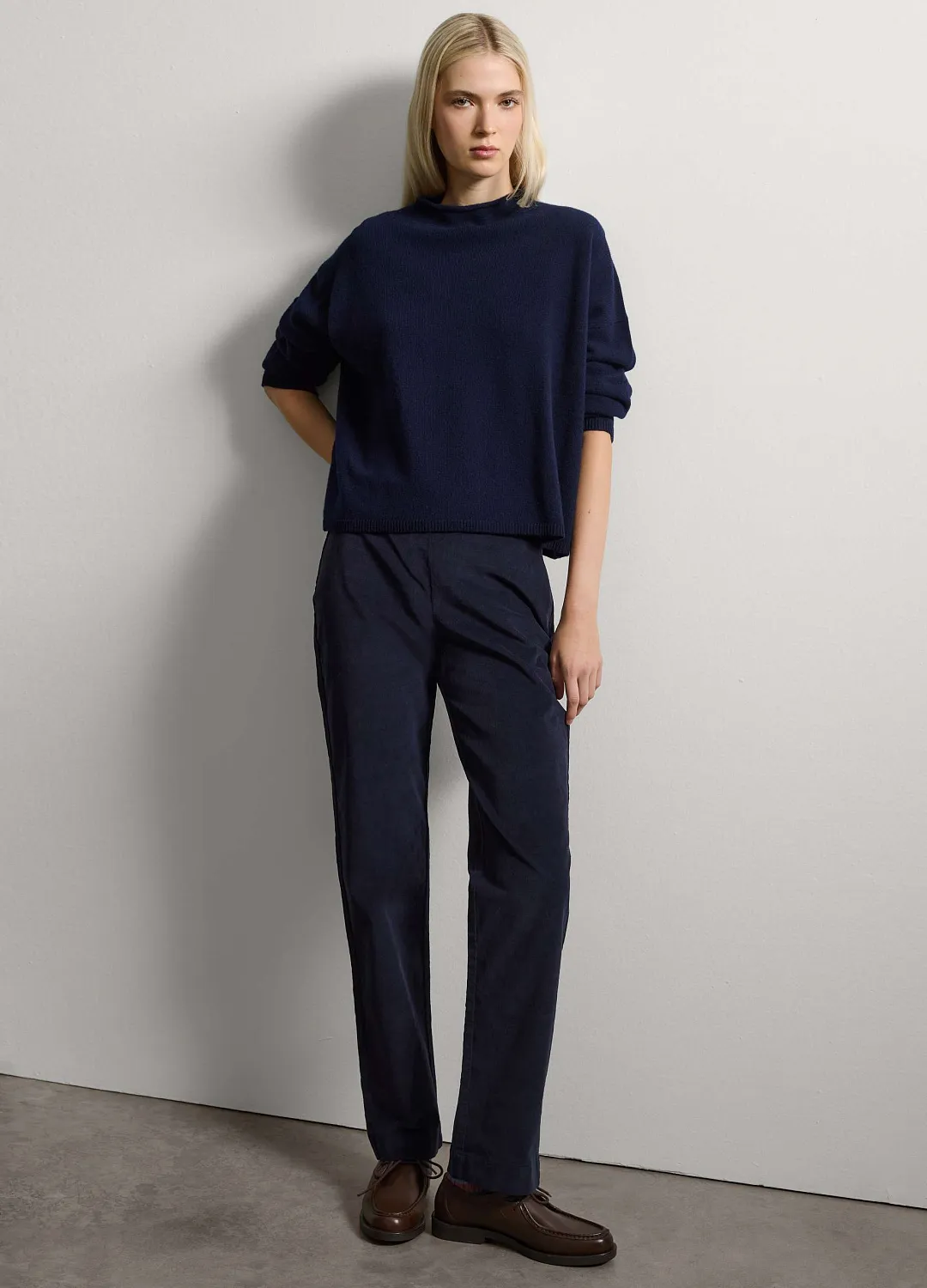 Брюки Straight Cor Seaborne ТЕМНО-СИНИЙ