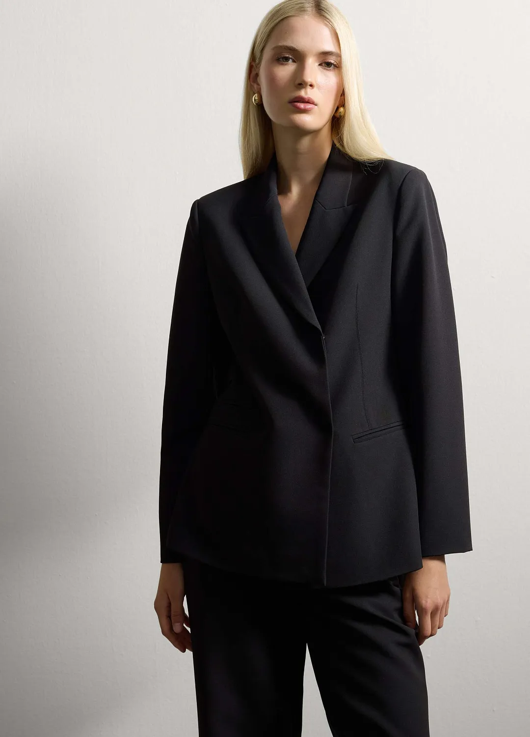 Пиджак Fitted Jacke Black ЧЕРНЫЙ