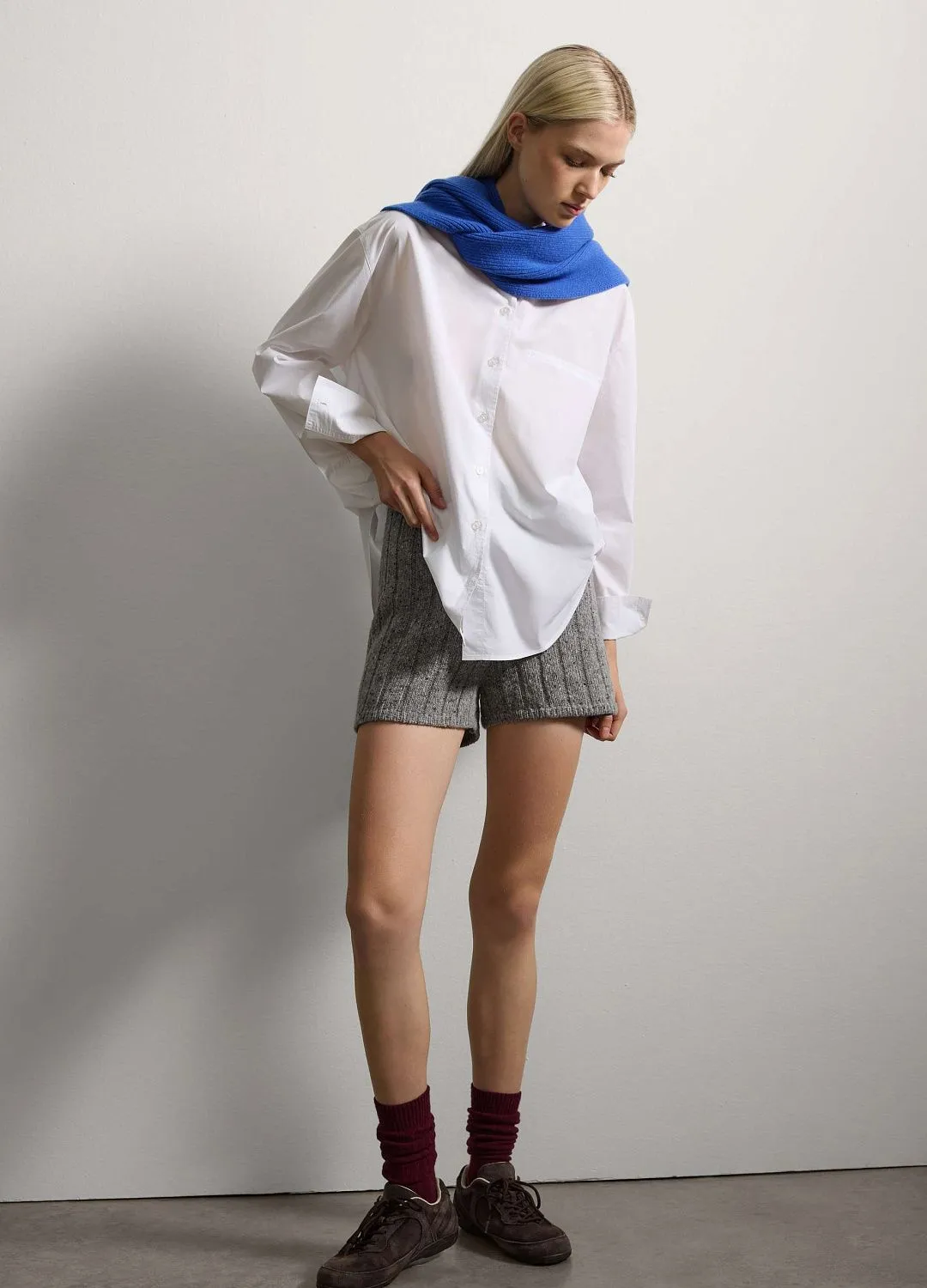 Шорты High Neck Sw Grey СЕРЫЙ