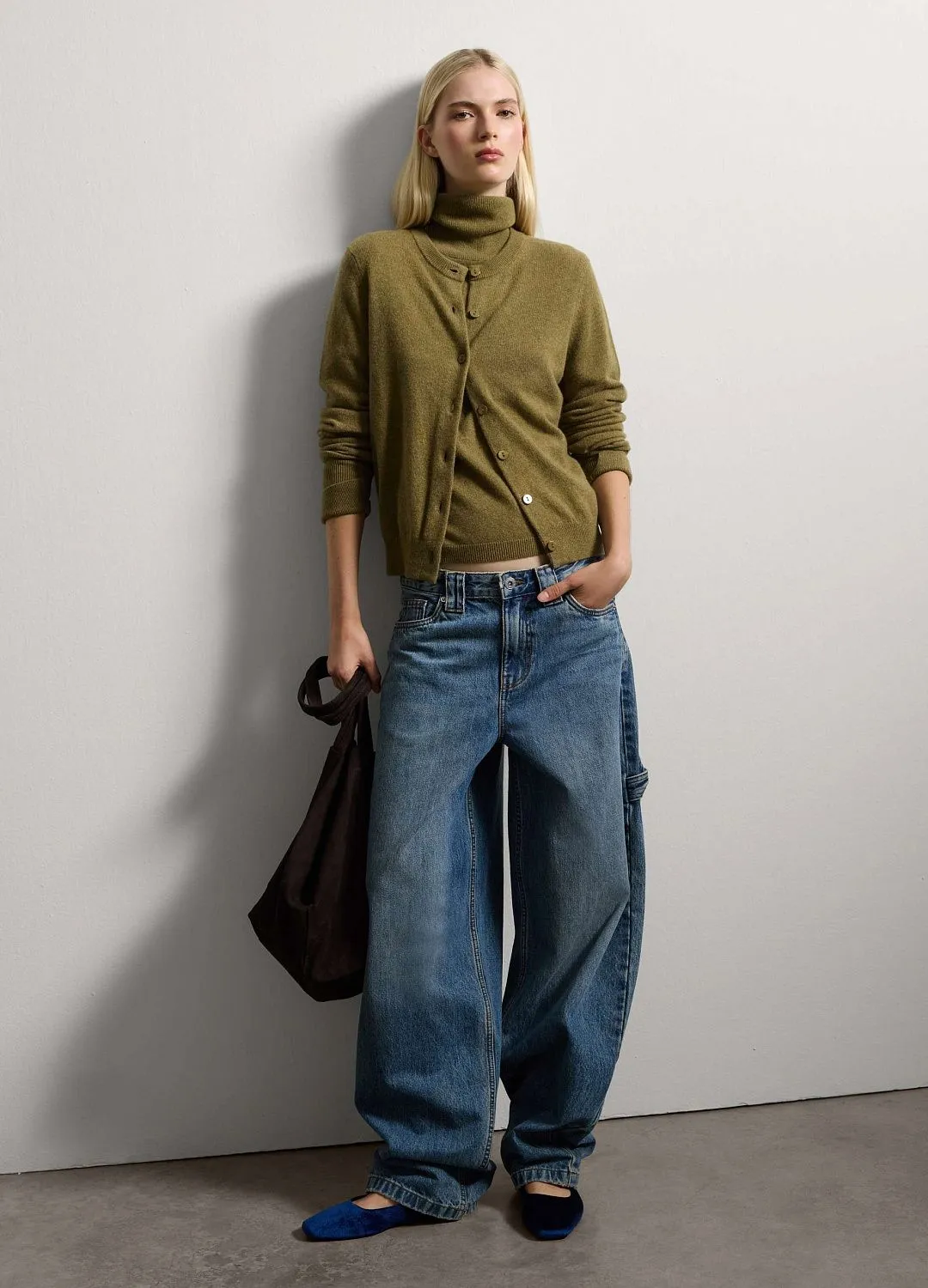 Кардиган Cardigan 100 Oil Green ОЛИВКОВЫЙ