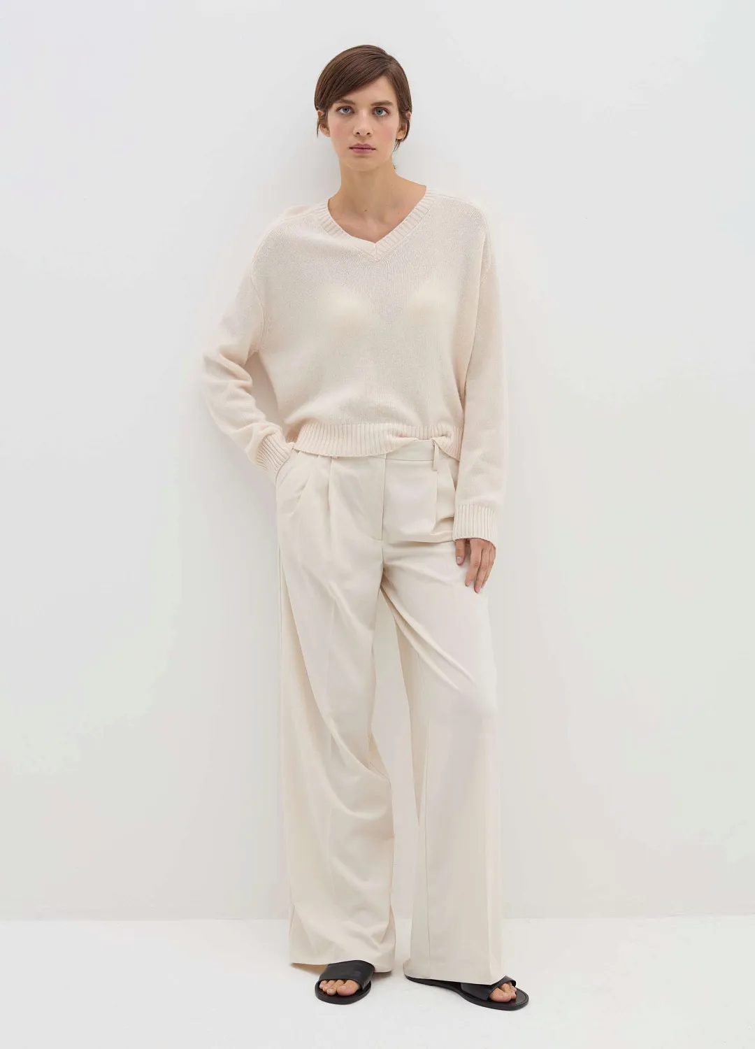 Джемпер Cashmere Box Feather Gray СЕРЫЙ