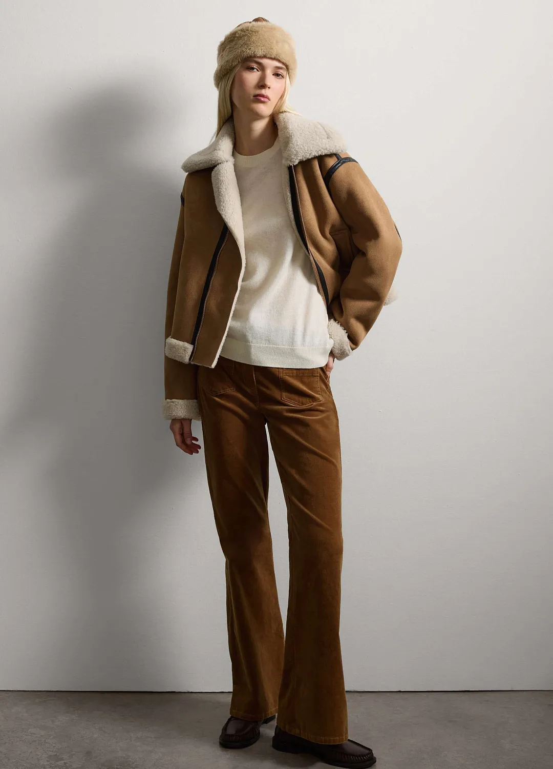 Шапка С Искусст.Мехом Colbacco Hat Beige БЕЖЕВЫЙ