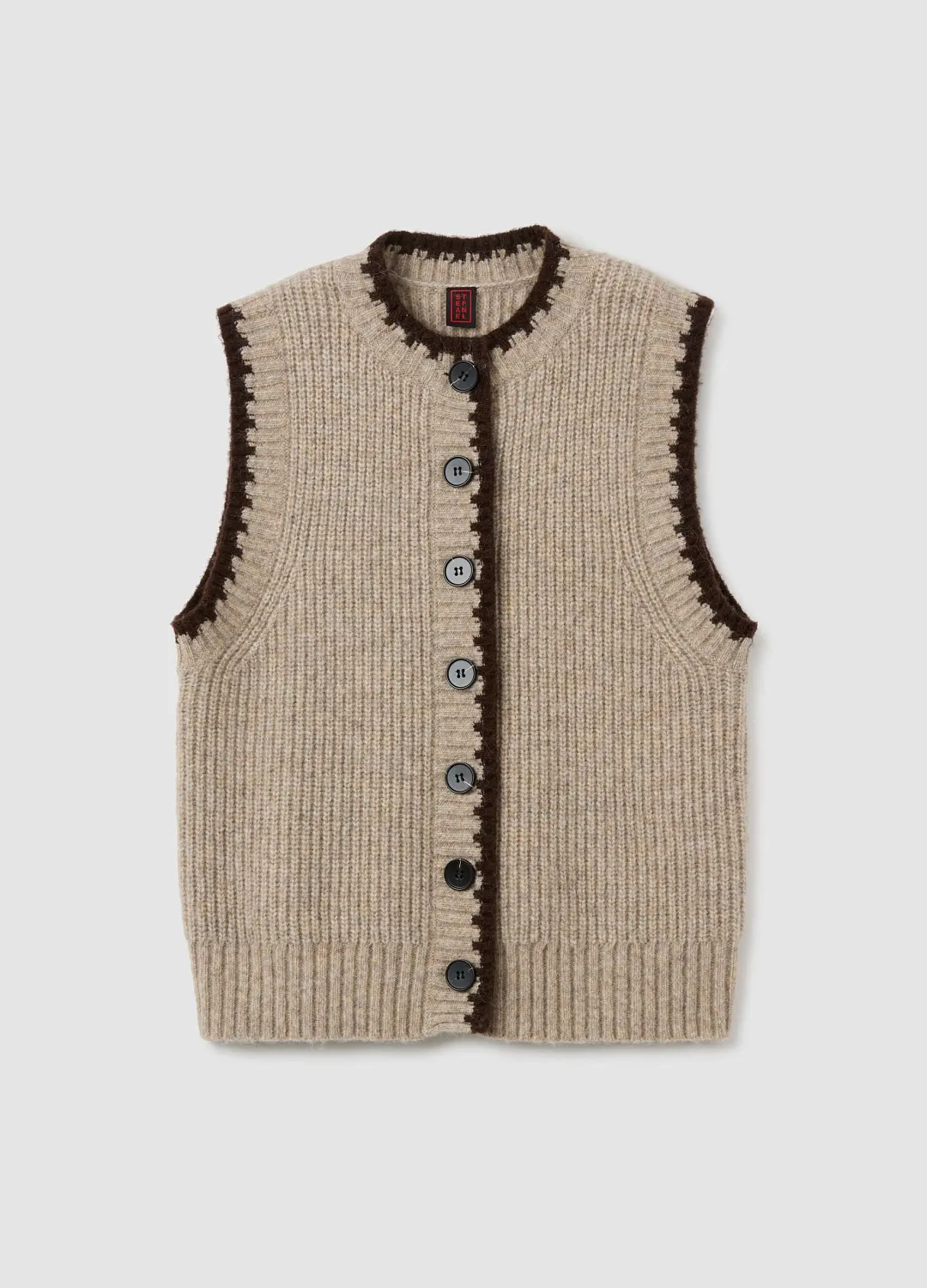 Жилет Cardigan  S/ Beige Melang БЕЖЕВЫЙ МЕЛАНЖ