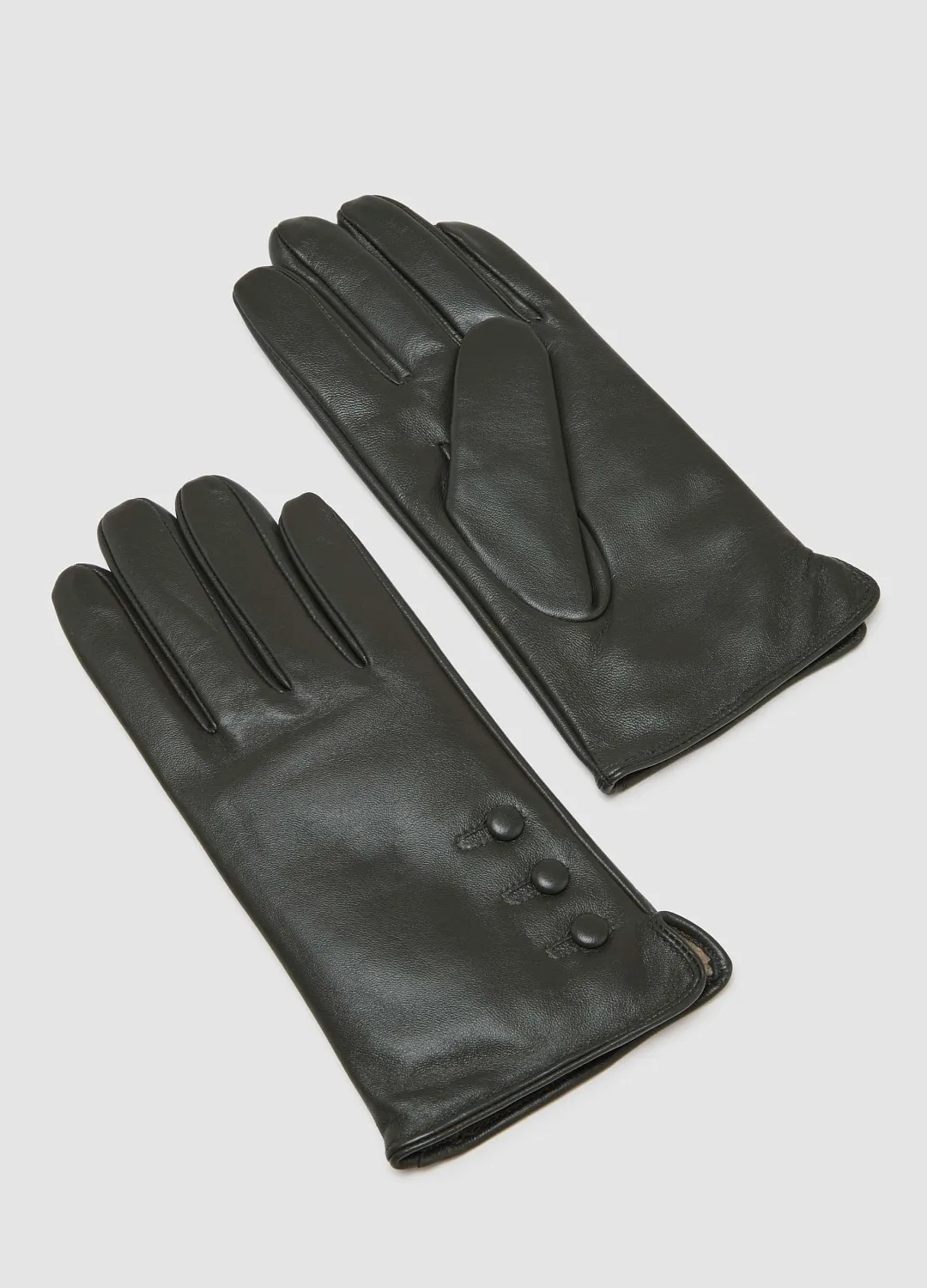 Перчатки Real Leather Dark Green ТЕМНО-ЗЕЛЕНЫЙ