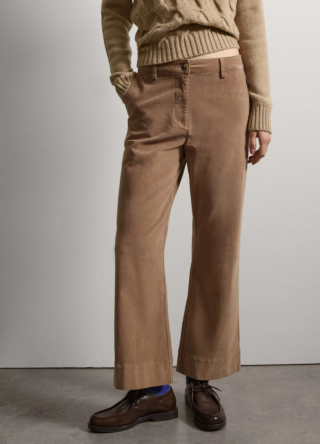 Брюки Flare Cordur Beige БЕЖЕВЫЙ