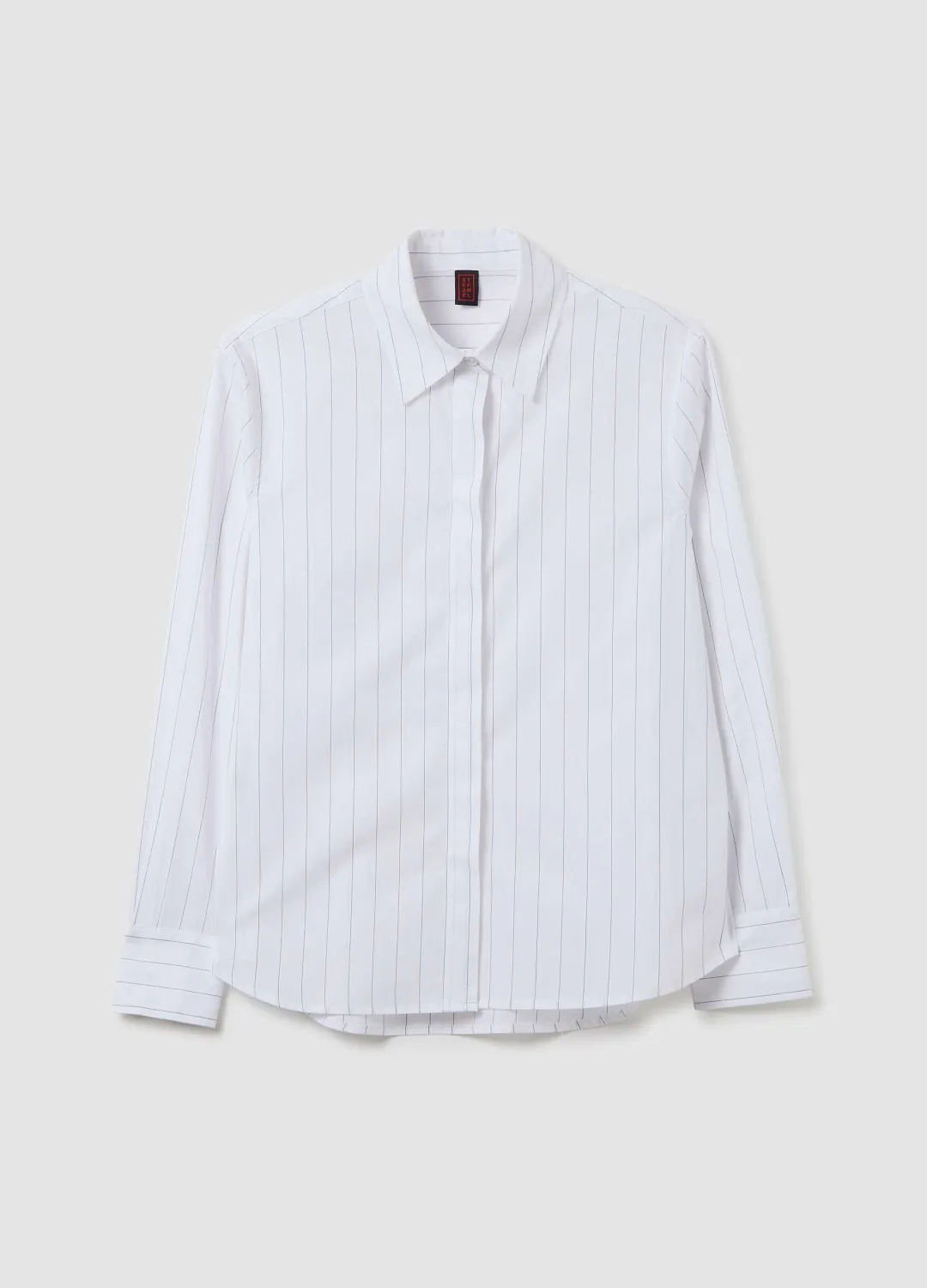 Рубашка Basic Popeli Bianco/Grigi БЕЛЫЙ/СЕРЫЙ