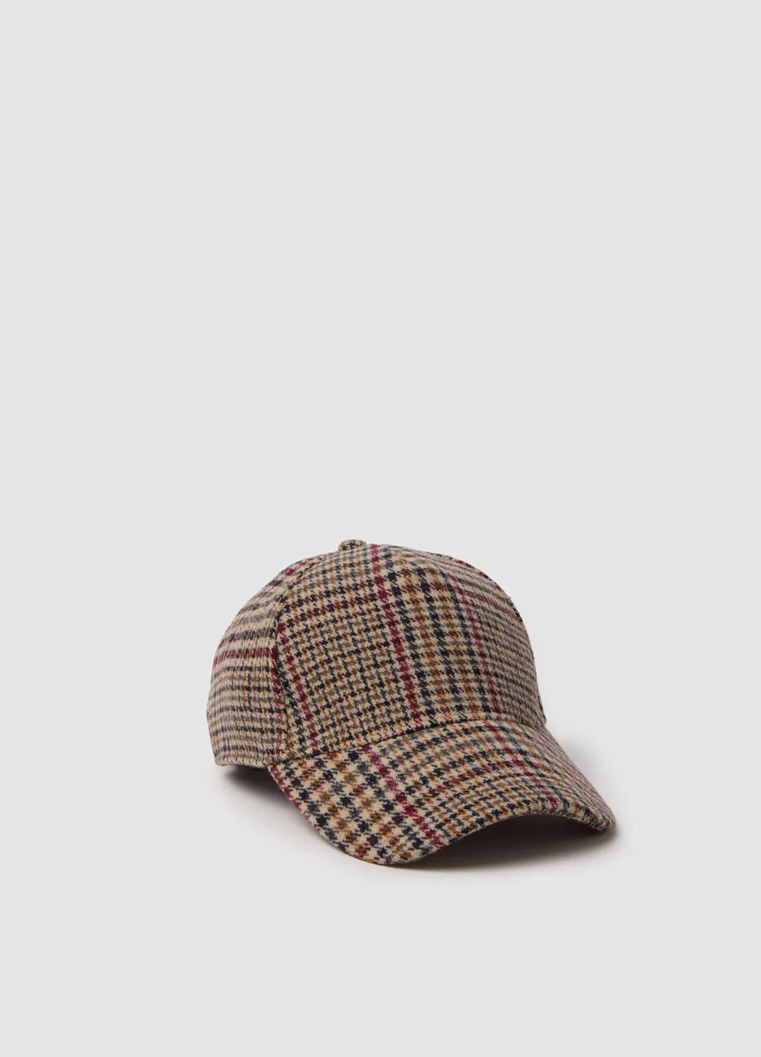 Кепка Baseball W W Quadro Marro КОРИЧНЕВЫЙ В КЛЕТКУ