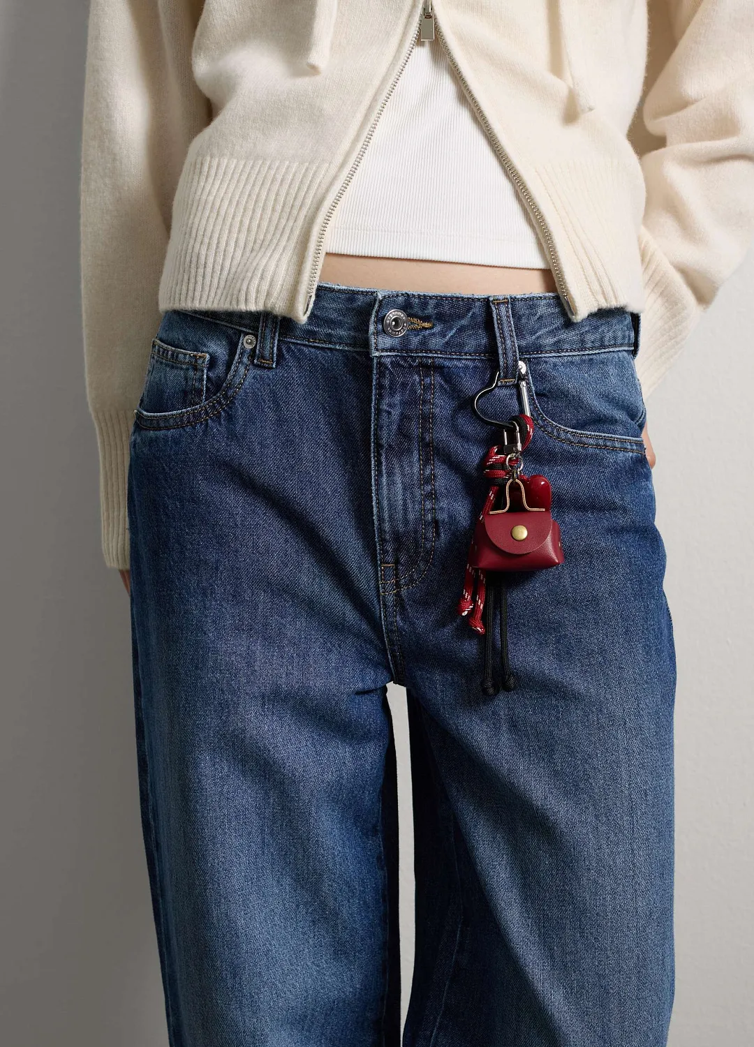 Брелок Charm E Bag  Dark Red ТЕМНО-КРАСНЫЙ