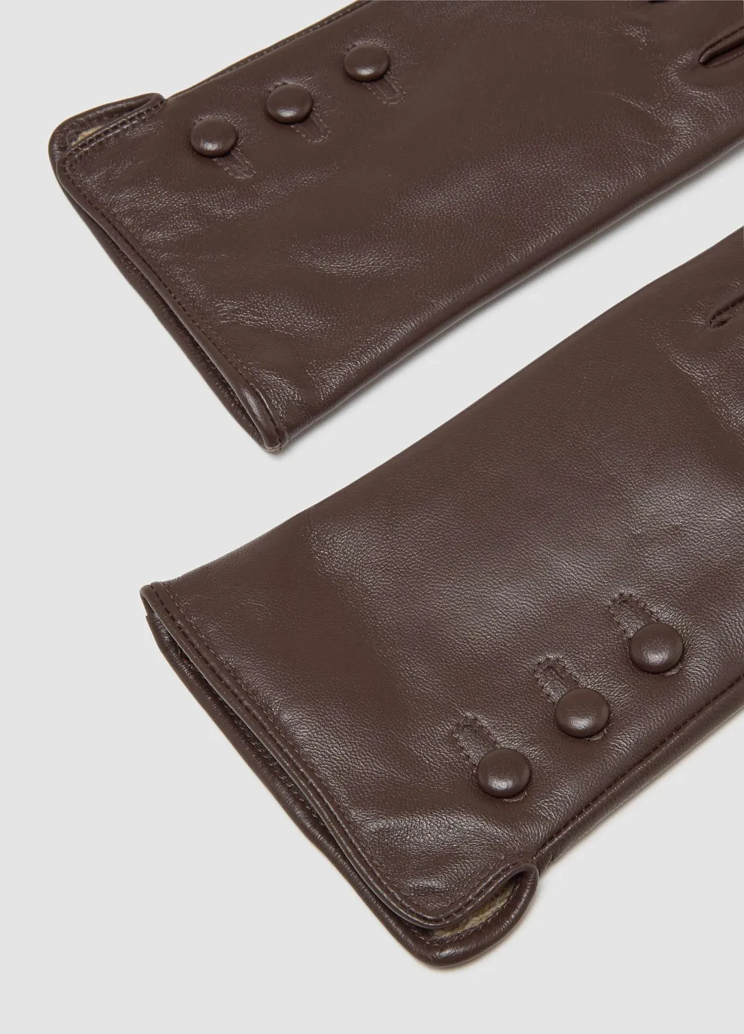 Перчатки Real Leather Dar Brown ТЕМНО-КОРИЧНЕВЫЙ