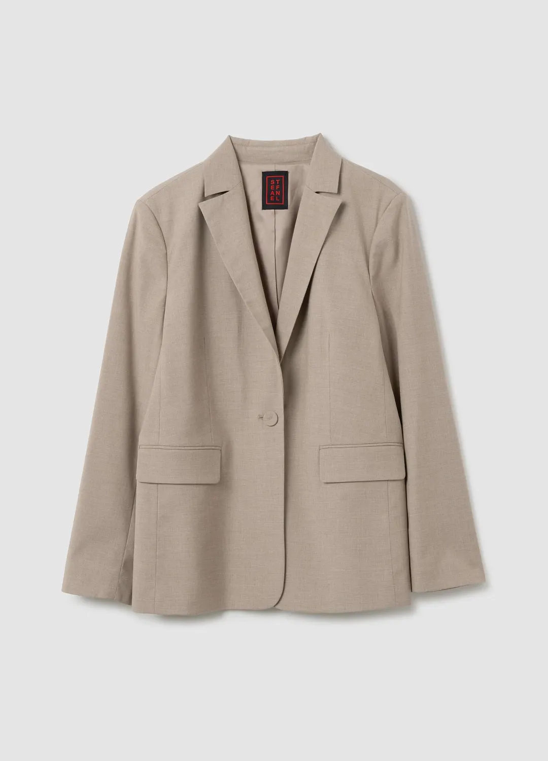 Пиджак Fitted Jacke Light Taup СВЕТЛО-КАРАМЕЛЬНЫЙ