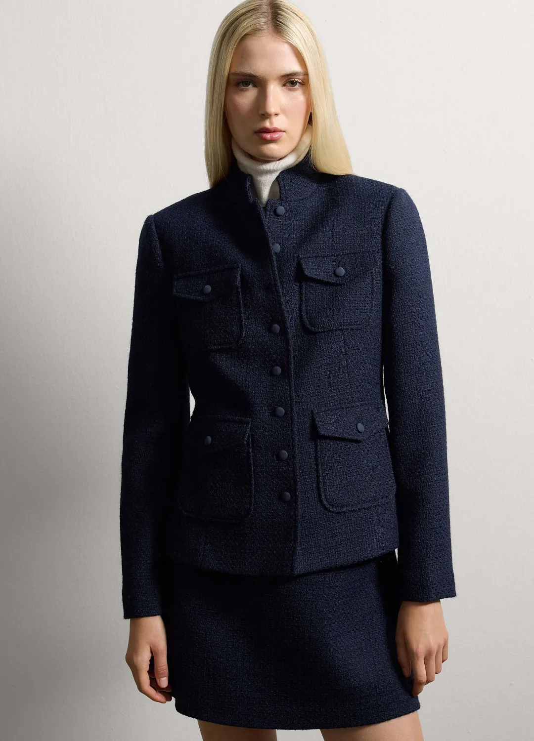 Пиджак Short Jacket Dark Sapphir ТЕМНО-САПФИРОВЫЙ