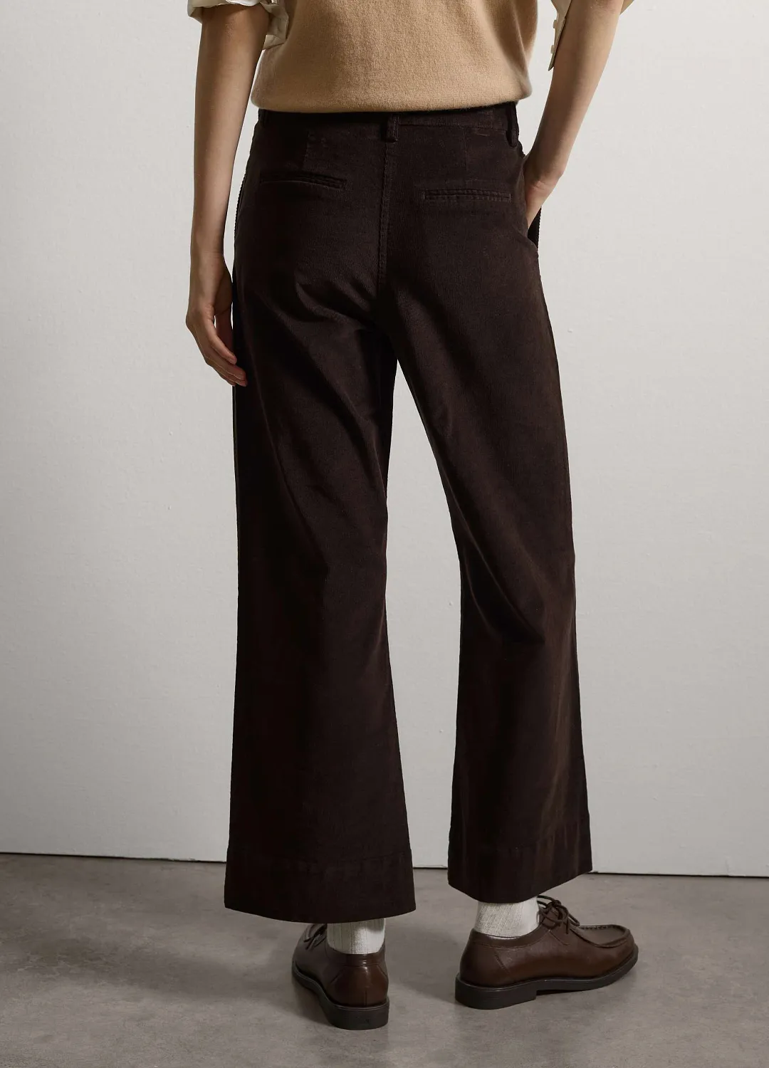 Брюки Flare Cordur Dar Brown ТЕМНО-КОРИЧНЕВЫЙ