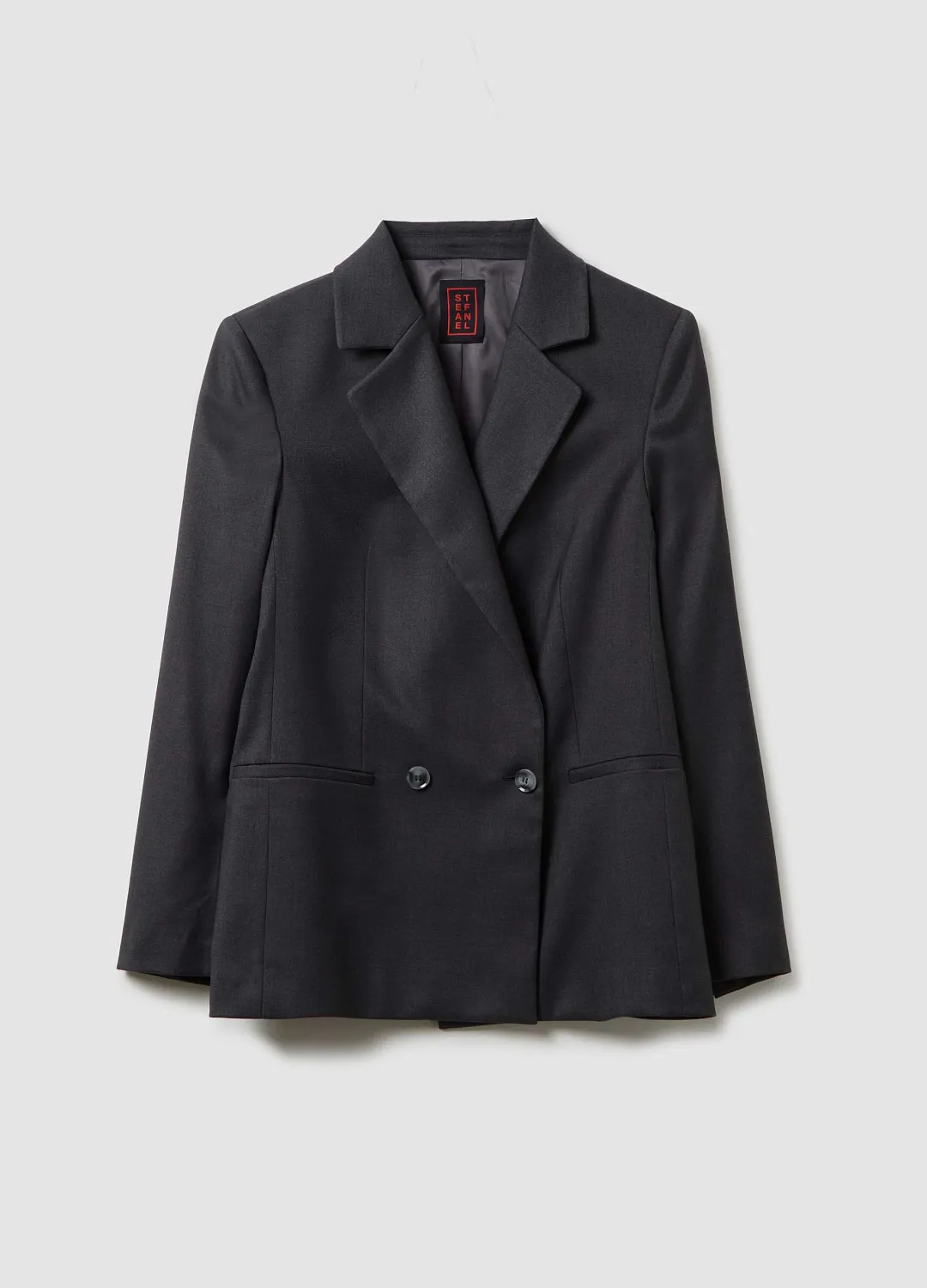 Пиджак Double Breas Dk Grey Mel ТЕМНО-СЕРЫЙ МЕЛАНЖ