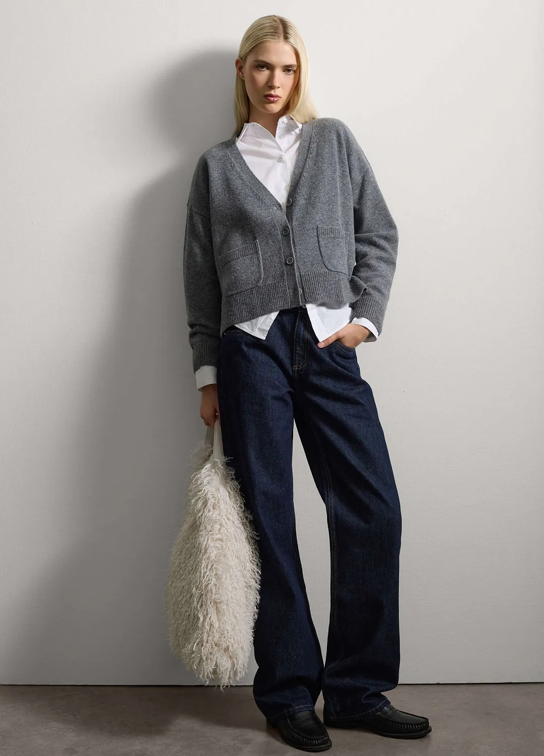 Сумка Fake Fur Bag Off White БЕЛЫЙ