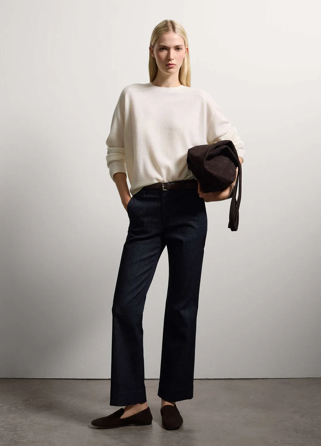 Джинсы Denim Slim F Dark Blue ТЕМНО-СИНИЙ