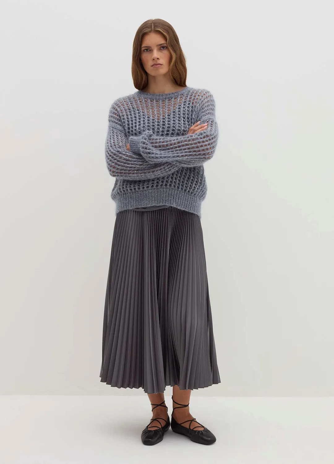 Джемпер Mohair Paile Dk Grey Mel ТЕМНО-СЕРЫЙ МЕЛАНЖ