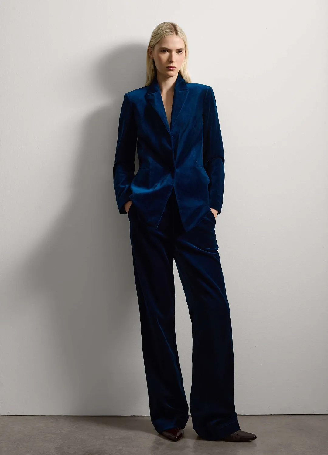 Пиджак Cotton Velve Blue СИНИЙ