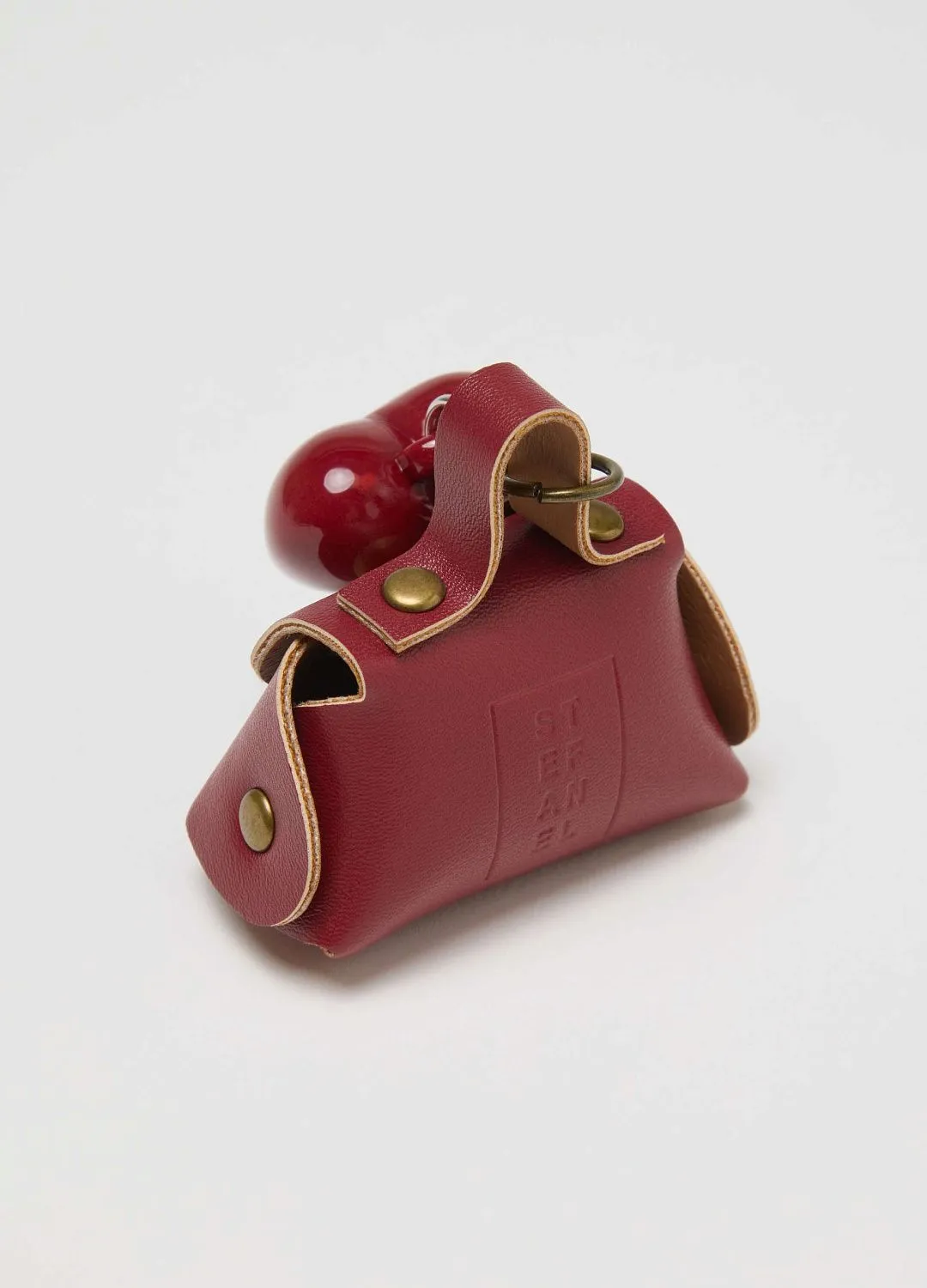 Брелок Charm E Bag  Dark Red ТЕМНО-КРАСНЫЙ