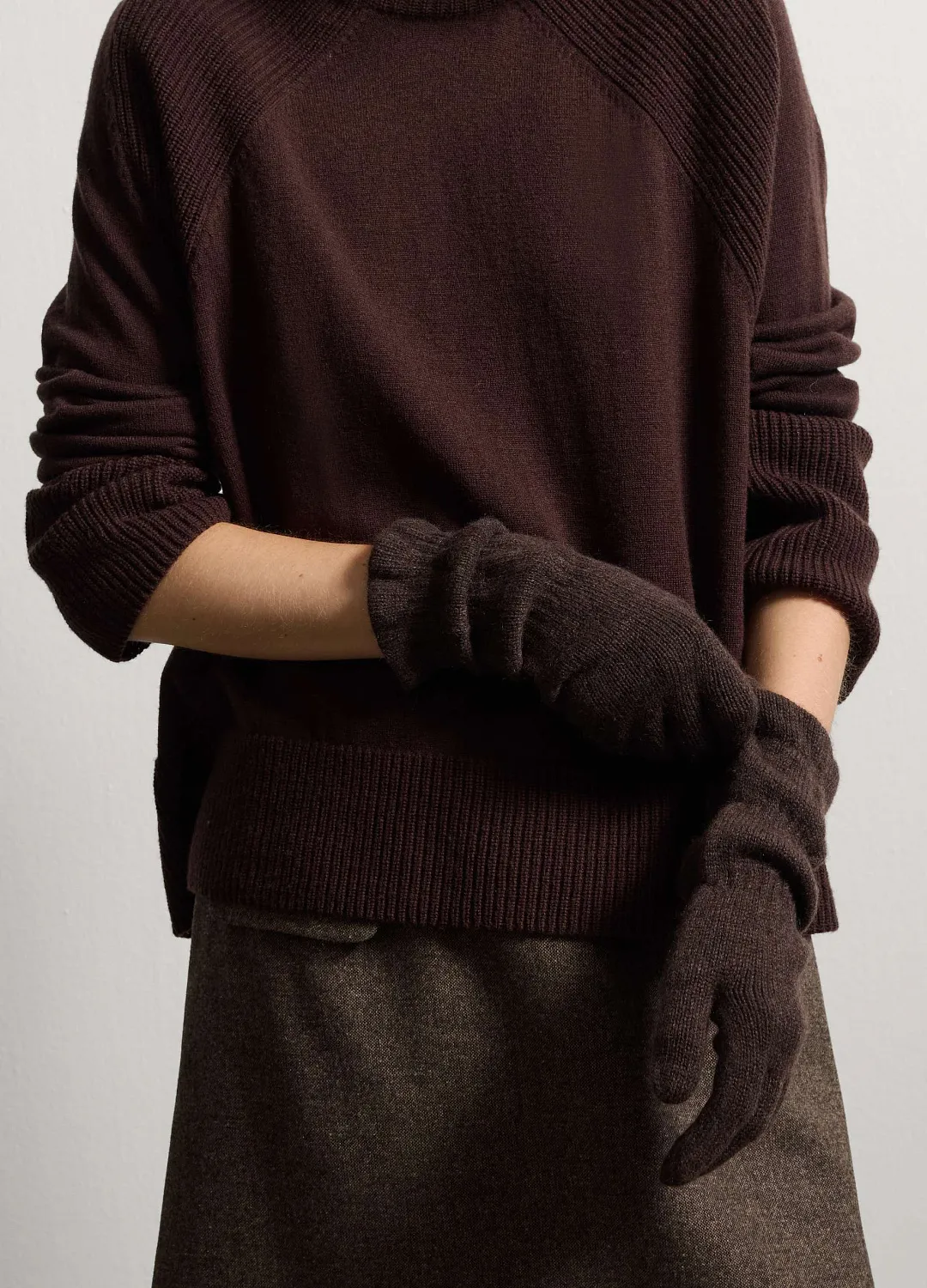 Перчатки Cachemire Gl Brown КОРИЧНЕВЫЙ