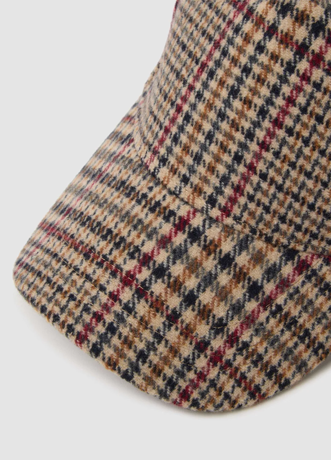 Кепка Baseball W W Quadro Marro КОРИЧНЕВЫЙ В КЛЕТКУ