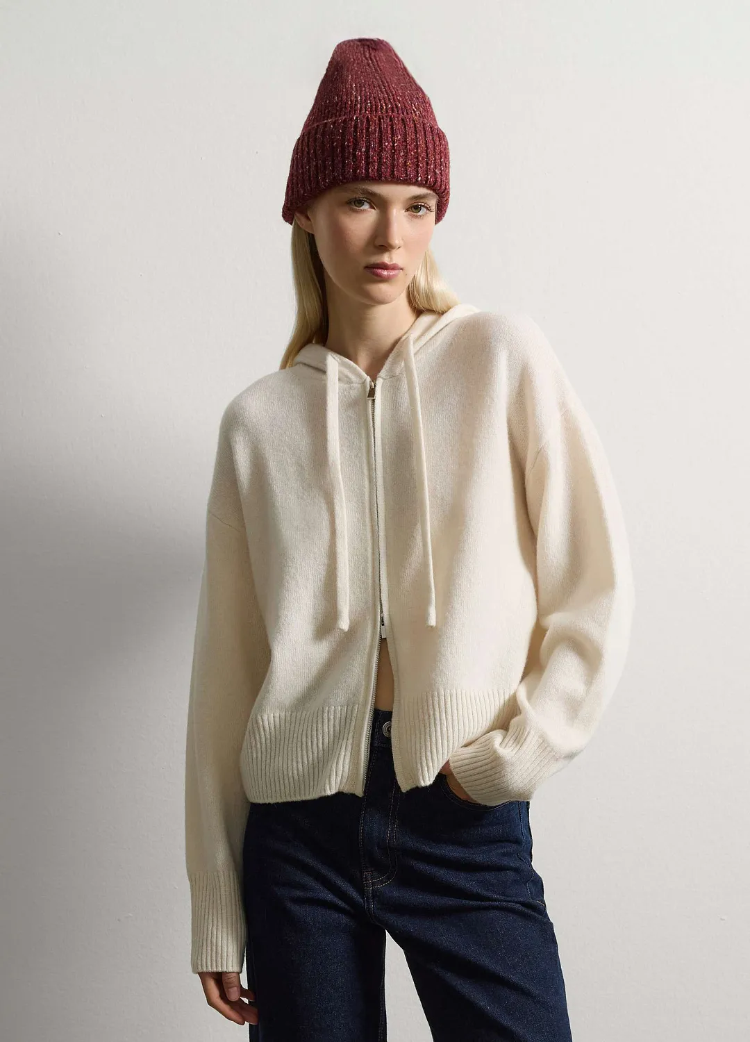 Шапка Bottonato Ha Dark Red ТЕМНО-КРАСНЫЙ