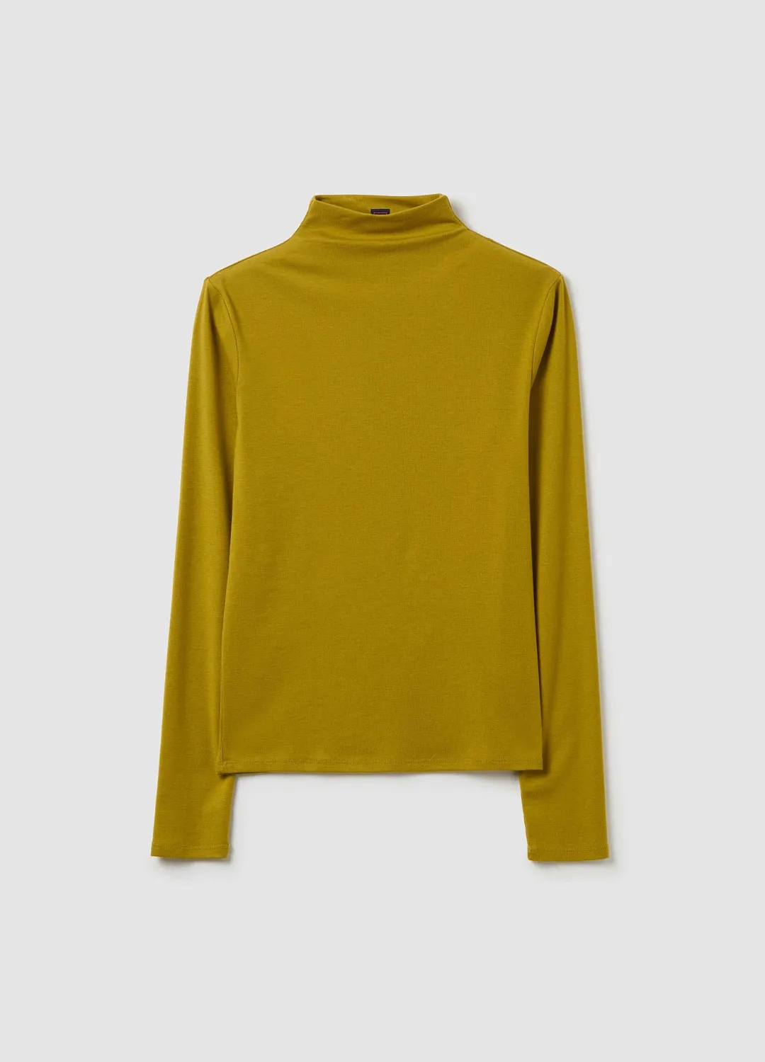 Джемпер С Двойным Воротом High Neck Ls Oil Green ОЛИВКОВЫЙ