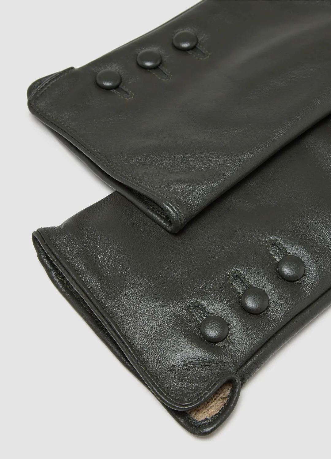 Перчатки Real Leather Dark Green ТЕМНО-ЗЕЛЕНЫЙ