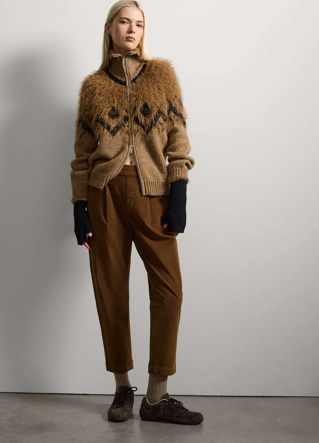 Перчатки 100% Wool Gl Black ЧЕРНЫЙ