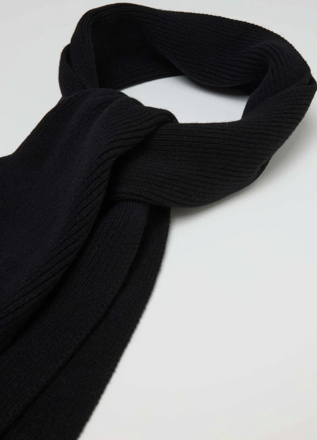 Шарф 100% Wool Sc Black ЧЕРНЫЙ