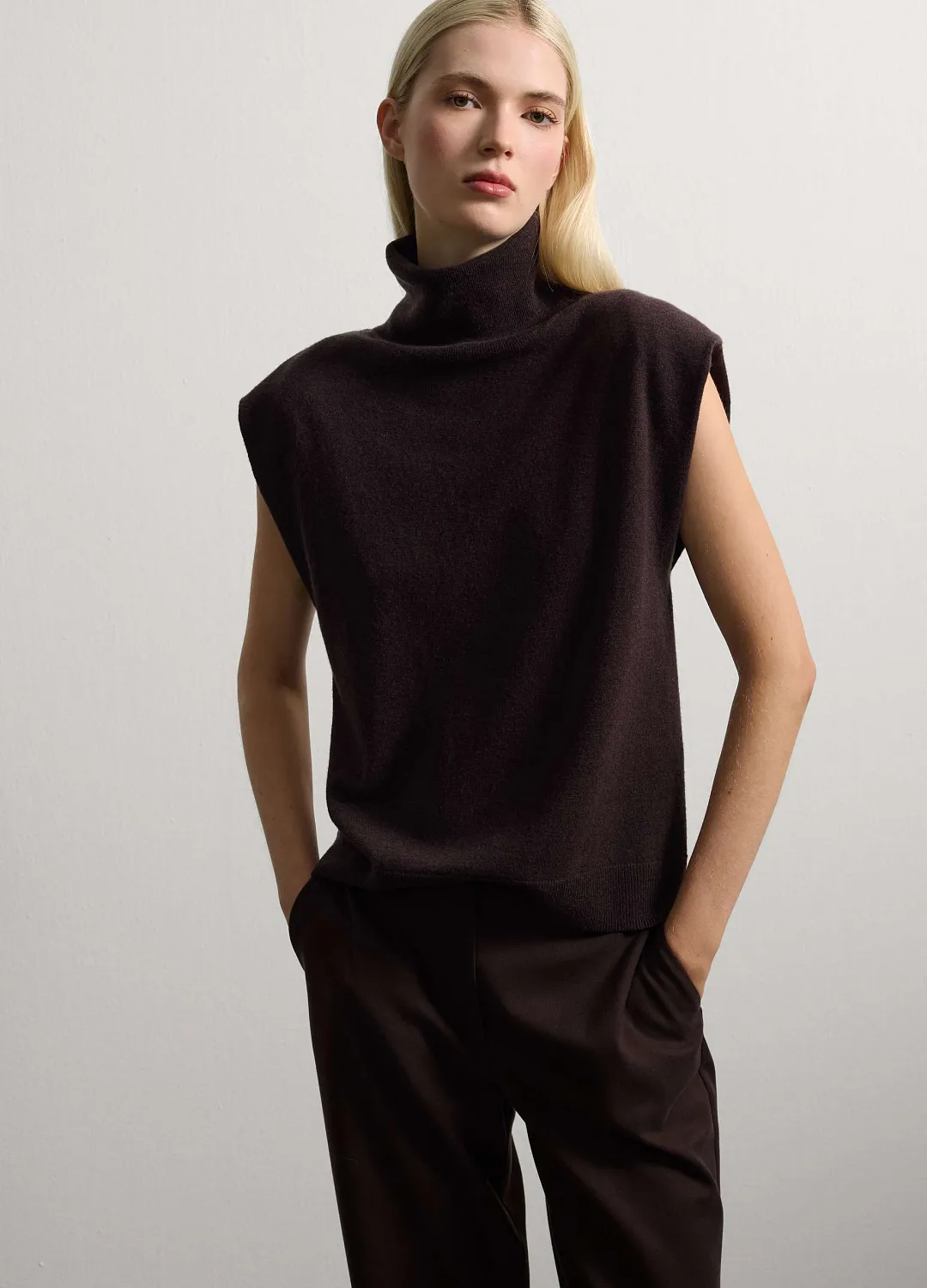 Джемпер Wool Cashmer Brown Sto КОРИЧНЕВЫЙ