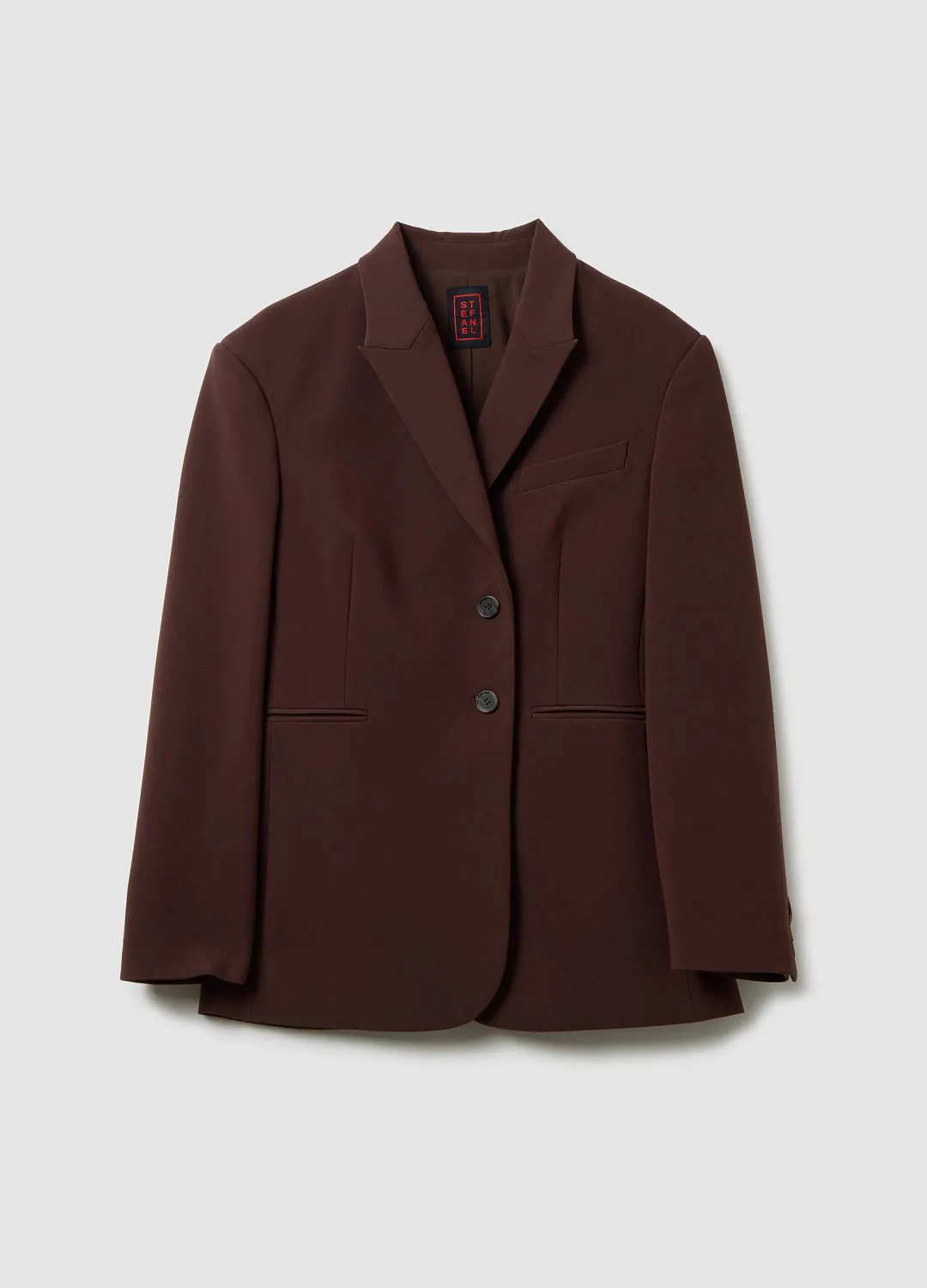 Пиджак Fitted Jacke Dar Brown ТЕМНО-КОРИЧНЕВЫЙ