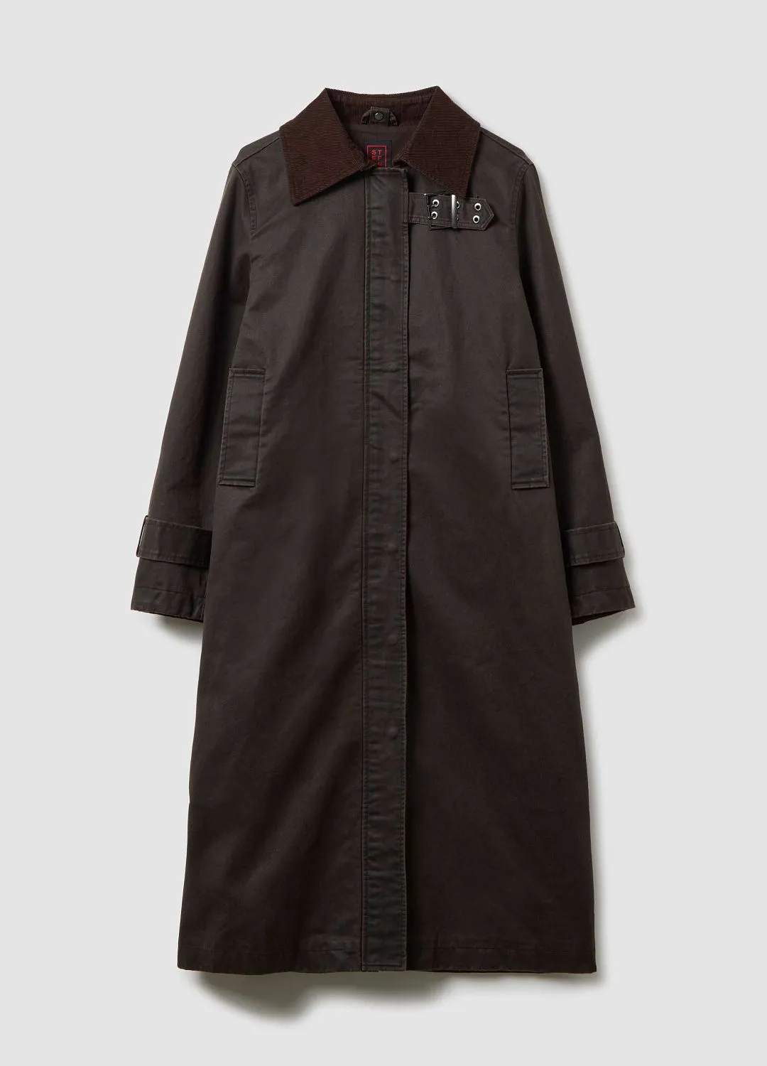 Плащ Long Coated Ja Seal Brown КОРИЧНЕВЫЙ