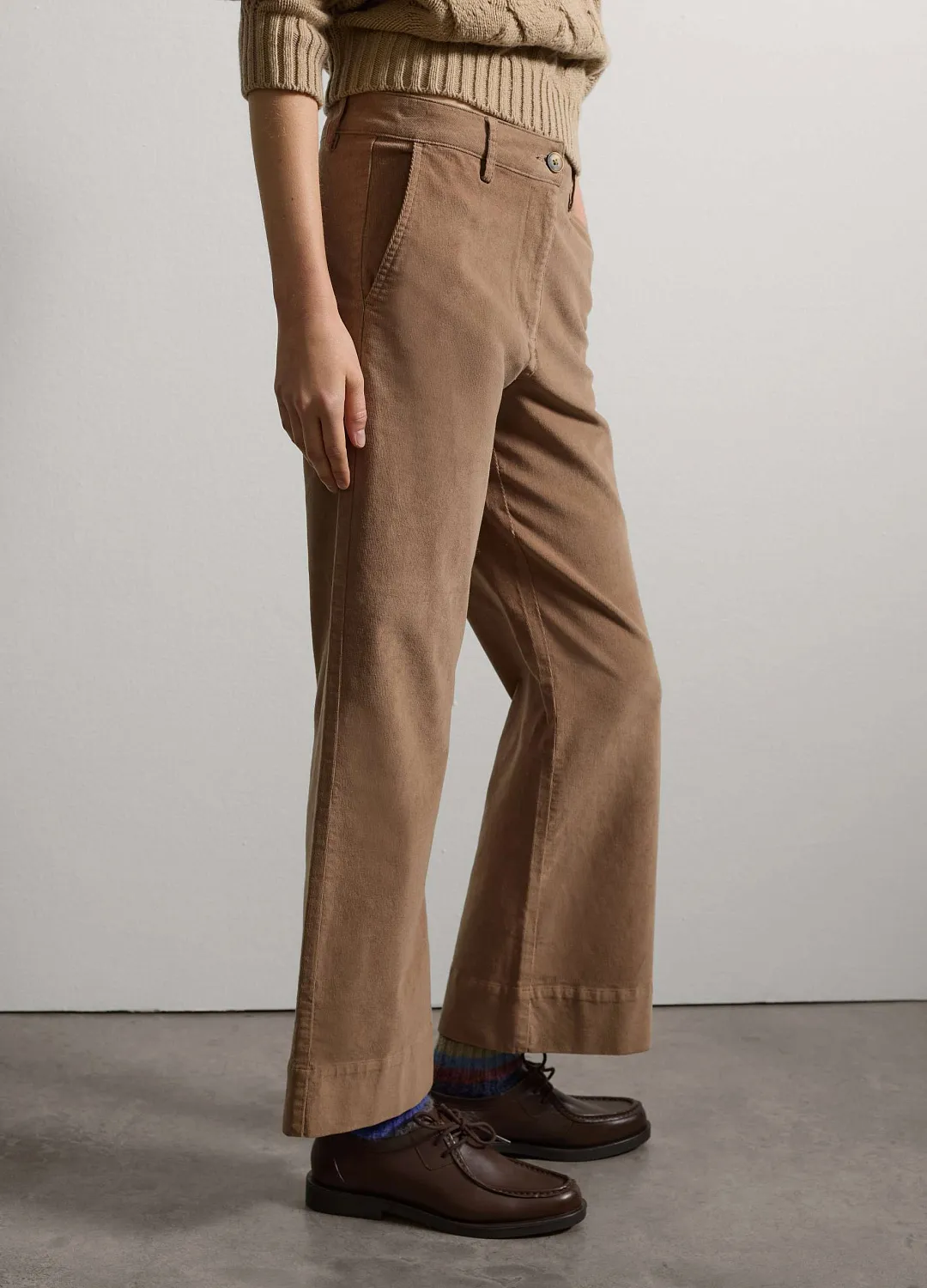 Брюки Flare Cordur Beige БЕЖЕВЫЙ