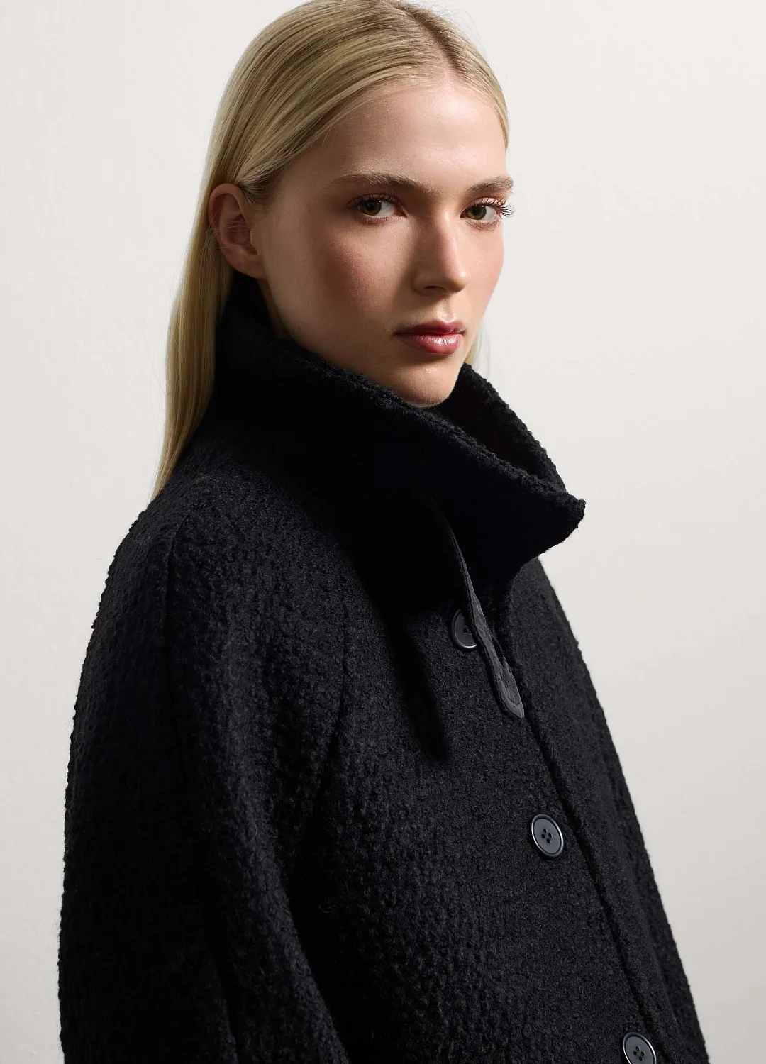 Куртка Boucle Coat  Black ЧЕРНЫЙ