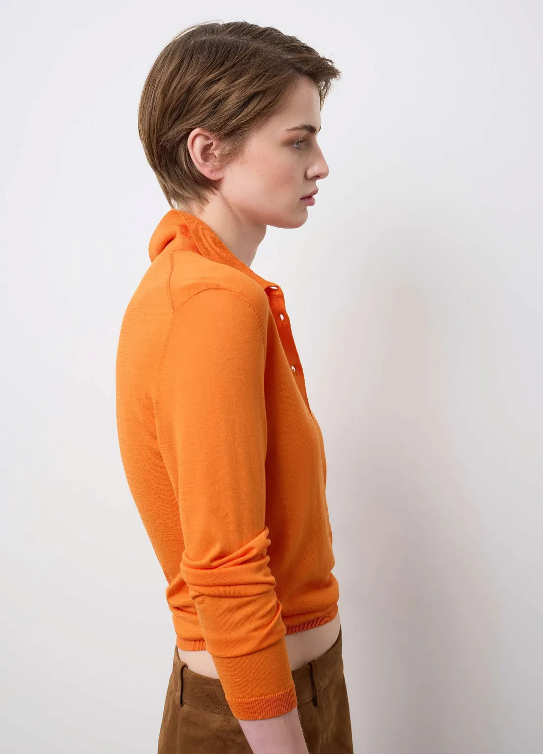 Джемпер Polo Ls Silk Sun Orange ОРАНЖЕВЫЙ