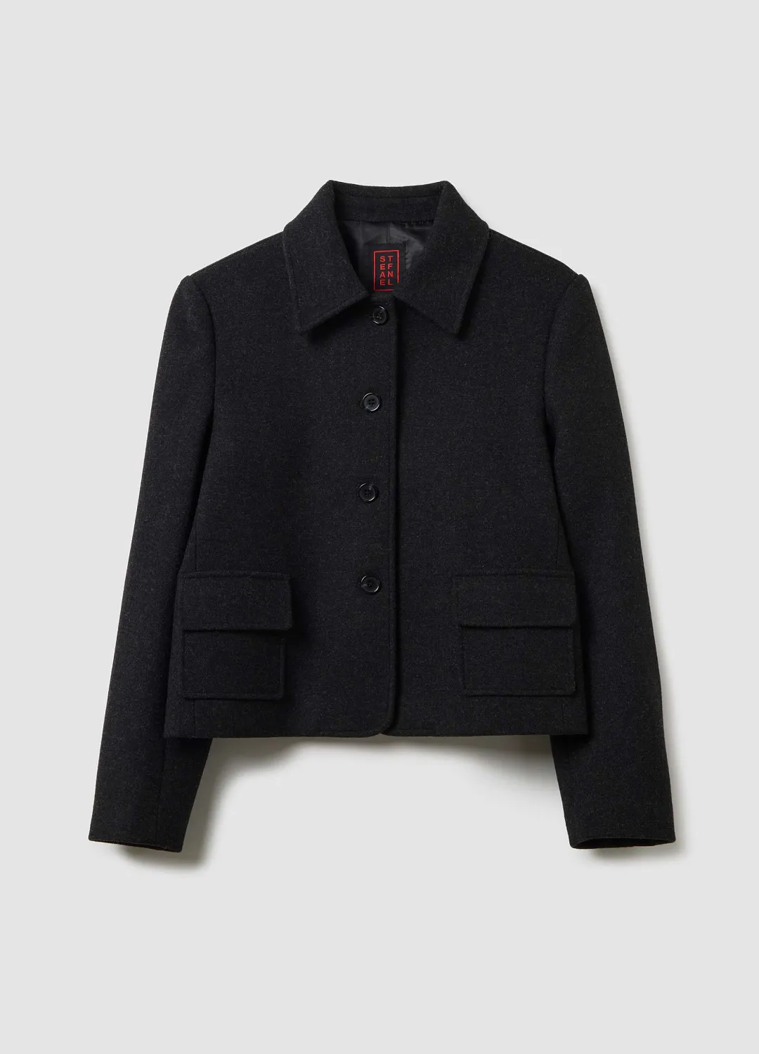 Пиджак Belt Jacket  Gre Melange СЕРЫЙ МЕЛАНЖ