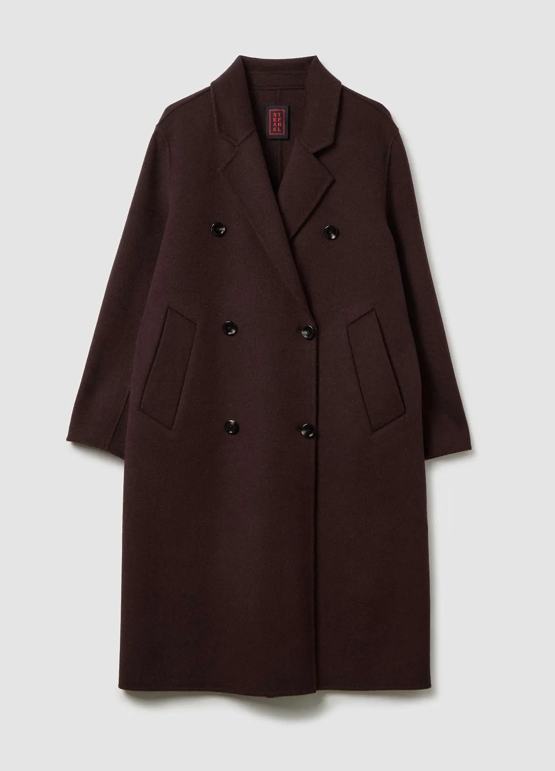 Пальто Wool Blend C Chocolate Tr ШОКОЛАДНЫЙ