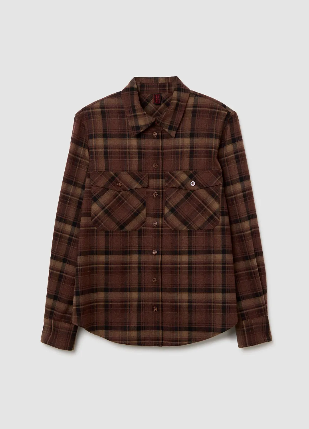 Рубашка Check Shirt  Quadro Marro КОРИЧНЕВЫЙ В КЛЕТКУ