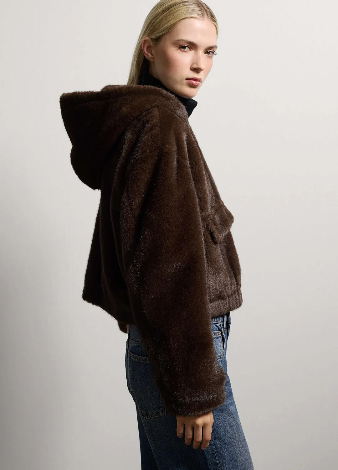 Куртка Fake Fur Jkt Mink КОРИЧНЕВЫЙ