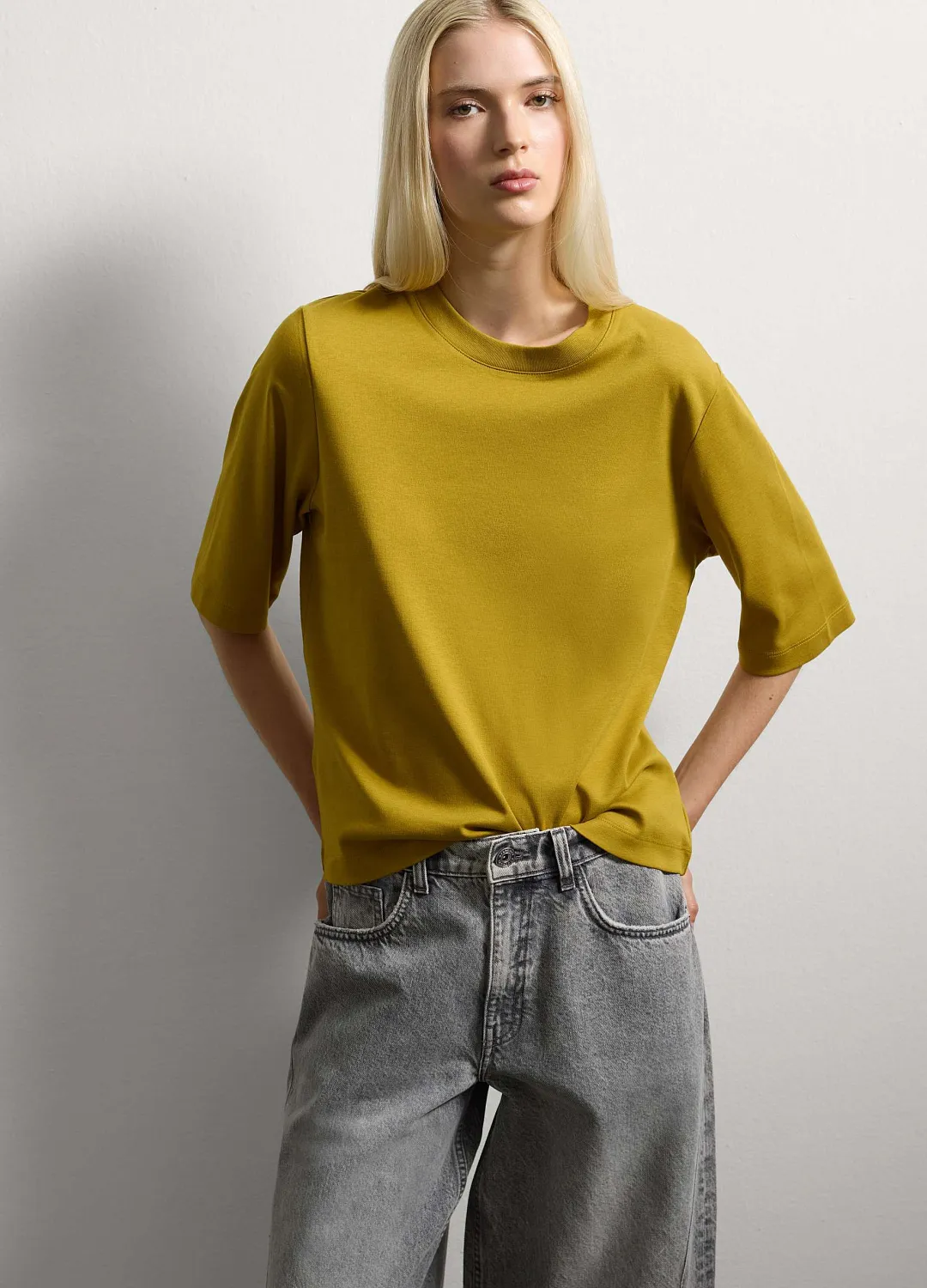 Футболка Heavyweight  Oil Green ОЛИВКОВЫЙ