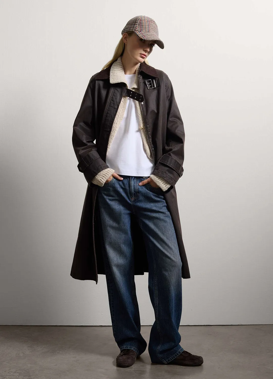 Плащ Long Coated Ja Seal Brown КОРИЧНЕВЫЙ